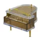 Miniatură pian MMM, Music box 10102, plastic, 5 x 10,6 x 7,5 cm, stil clasic