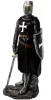 Figurina Giftdeco MC-23078 Cavaler Cruciat, polirasina, 30 cm, 30 x 13,5 x 12,5 cm