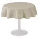 Fata de masa rotunda cu ornament Jemidi, 135 cm, Crem, Poliester, 55264.16.21