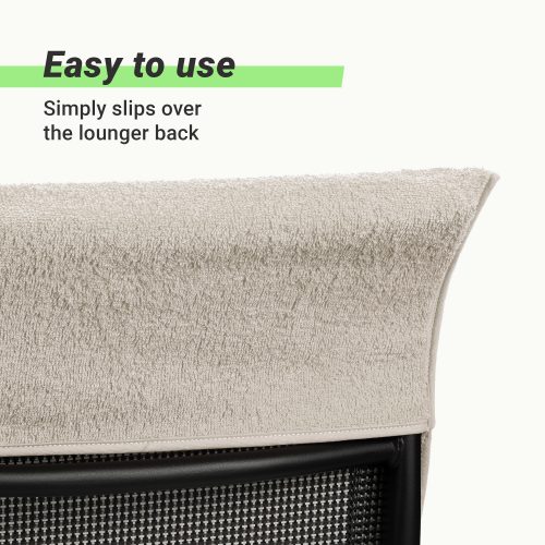 Husa pentru scaun Jemidi, 60 x 130 cm, Gri, Bumbac organic, 54895.11