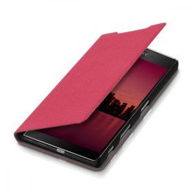   Husa pentru Sony Xperia Z5 Premium, Piele ecologica, Roz, 35010.08