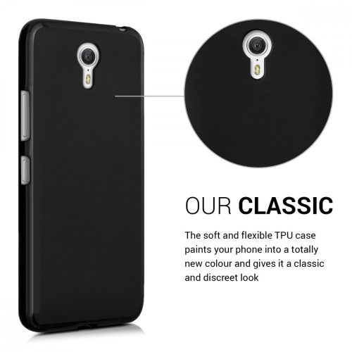 Husa pentru Lenovo ZUK Z1, Silicon, Negru, 36349.01