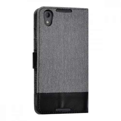 Husa pentru Blackberry DTEK50, Textil, Gri, 39325.22