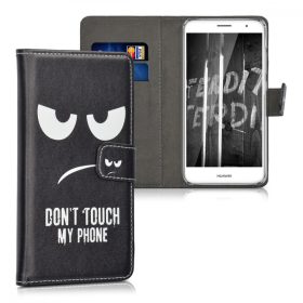   Husa pentru Huawei Nova Plus, Piele ecologica, Negru, 39686.01