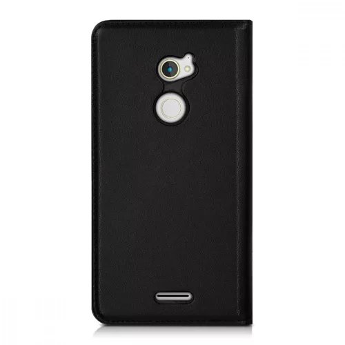 Husa pentru Coolpad Torino, Piele ecologica, Negru, 40287.01