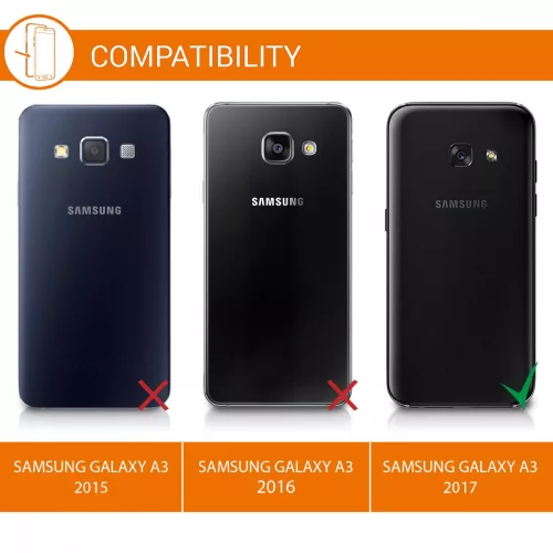 Husa pentru Samsung Galaxy A3 (2017), Silicon, Roz, 40696.81