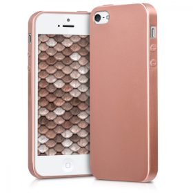   Husa pentru Apple iPhone 5 / iPhone 5s / iPhone SE, Silicon, Rose Gold, 40816.31