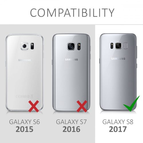 Husa pentru Samsung Galaxy S8, Silicon, Multicolor, 40977.01