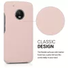 Husa pentru Motorola Moto G5 Plus, Piele ecologica, Roz, 41393.10