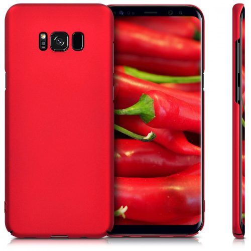 Husa pentru Samsung Galaxy S8 Plus, Policarbonat, Rosu, 41801.36