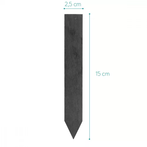 Set 10 Etichete de gradina din ardezie Navaris pentru plante, 42174