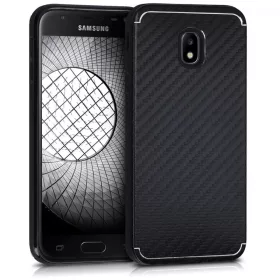   Husa pentru Samsung Galaxy J3 (2017), Silicon, Negru, 42298.01