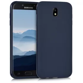   Husa pentru Samsung Galaxy J7 (2017), Silicon, Albastru, 42287.53