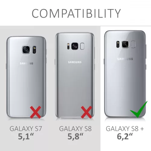 Husa pentru Samsung Galaxy S8 Plus, Silicon, Multicolor, 40995.09