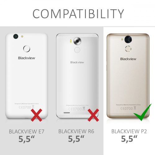 Husa pentru Blackview P2, Silicon, Multicolor, 42974.01