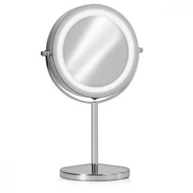   Oglinda Cosmetica cu suport, Iluminare LED, marire 7x, reglabila, 43104