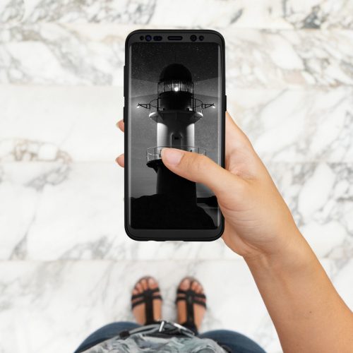 Husa pentru Samsung Galaxy S8, Silicon, Negru, 41805.68