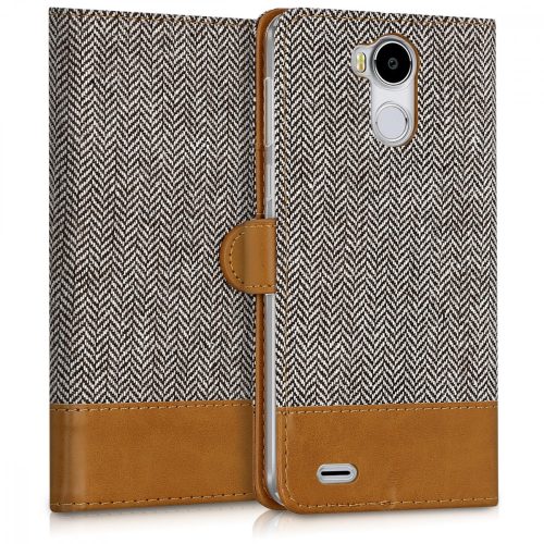 Husa pentru Blackview R6, Textil, Maro, 41650.02