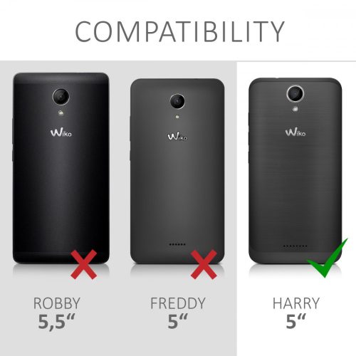 Husa pentru Wiko Harry, Textil, Gri, 43509.22