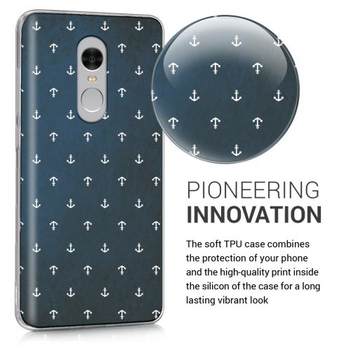 Husa pentru Xiaomi Redmi Note 4, Silicon, Albastru, 43581.01