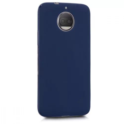 Husa pentru Motorola Moto G5S Plus, Silicon, Albastru, 42822.53