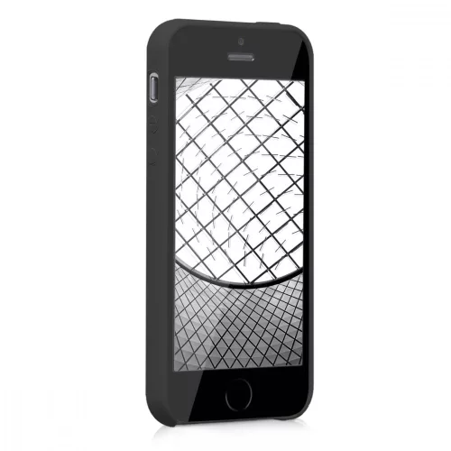 Husa pentru Apple iPhone 5 / iPhone 5s / iPhone SE, Silicon, Negru, 42766.47