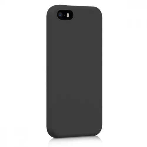 Husa pentru Apple iPhone 5 / iPhone 5s / iPhone SE, Silicon, Negru, 42766.47
