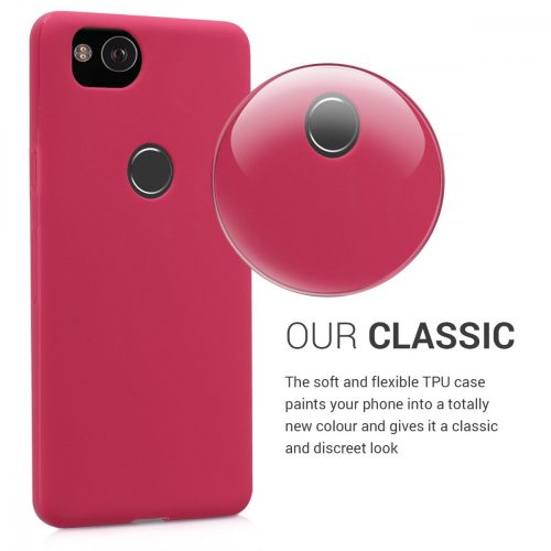 Husa pentru Google Pixel 2, Silicon, Roz, 43081.100