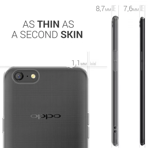 Husa pentru OPPO A71, Silicon, Transparent, 44774.03