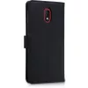 Husa pentru Wiko Lenny 5, Piele ecologica, Negru, 44844.01