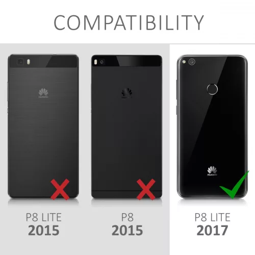 Husa pentru Huawei P9 Lite (2017), Textil, Rosu, 40893.04