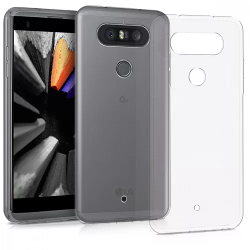Husa pentru LG Q8, Silicon, Transparent, 44947.03