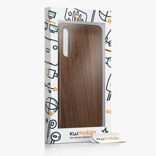 Husa pentru Huawei P20 Pro, Lemn, Maro, 44895.18