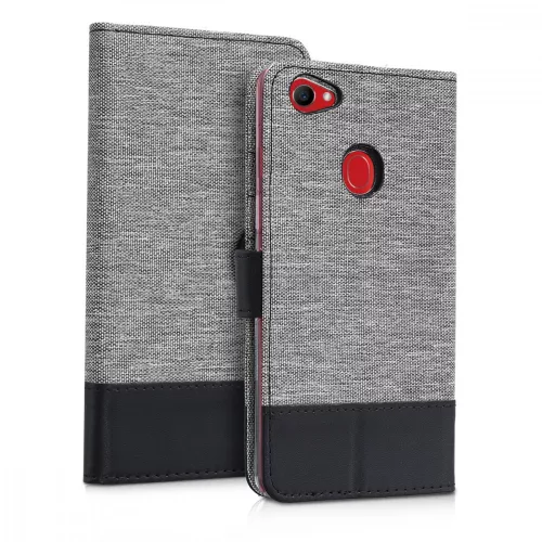 Husa pentru OPPO F7, Textil, Gri, 44999.01
