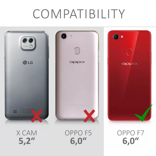 Husa pentru OPPO F7, Textil, Gri, 44999.01