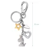 Breloc Unicorn cu inel si carabina, 45104.01