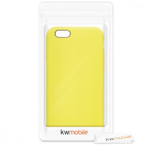 Husa pentru Apple iPhone 6 / iPhone 6s, Silicon, Galben, 40223.75