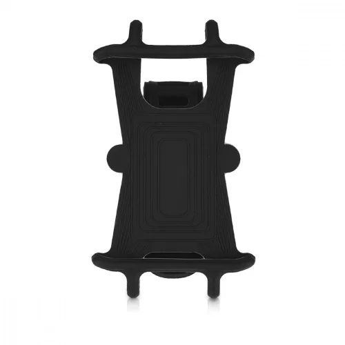 Suport bicicleta universal pentru telefon, Kwmobile, Negru, Silicon, 45152.01