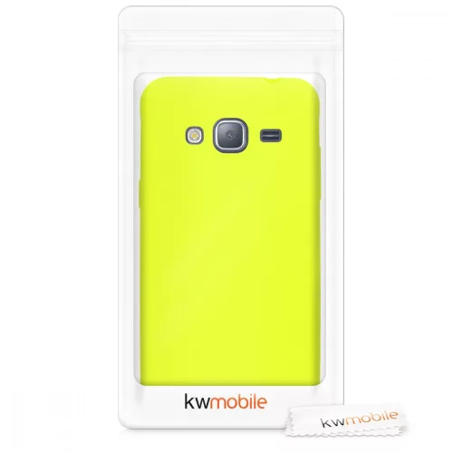 Husa pentru Samsung Galaxy J3 (2016), Silicon, Galben, 45181.75