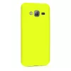 Husa pentru Samsung Galaxy J3 (2016), Silicon, Galben, 45181.75