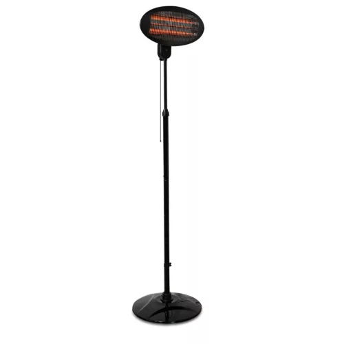 Suport incalzitor terasa Navaris, compatibil modele cu 3 trepte, 21.1x5.2x2.2 cm, stabil, negru, metal