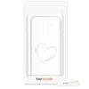 Husa pentru Samsung Galaxy A6 Plus, Silicon, Alb, 45261.01