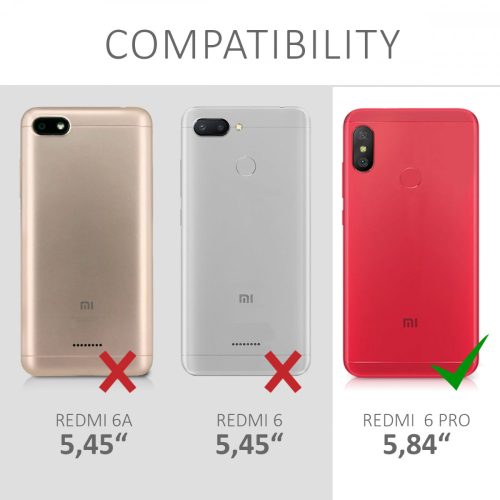 Folie de protectie pentru Xiaomi Mi A2 Lite, kalibri, Fata, Negru, 45729.01