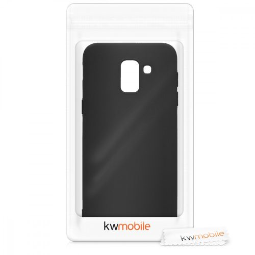 Husa pentru Samsung Galaxy J6, Silicon, Negru, 45796.47