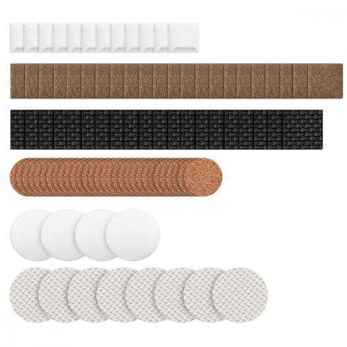 Set 96 Planoare antiderapante din pluta, pasla, spuma EVA, 45904.01