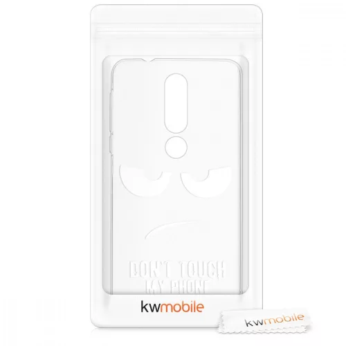 Husa pentru Nokia 5.1 Plus, Silicon, Alb, 46196.01