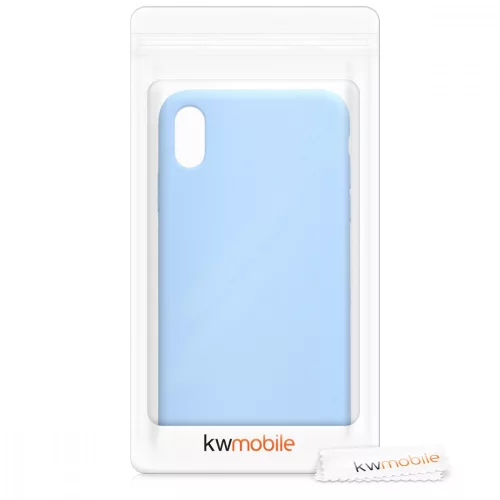 Husa pentru Apple iPhone XS Max, Silicon, Albastru, 45909.58