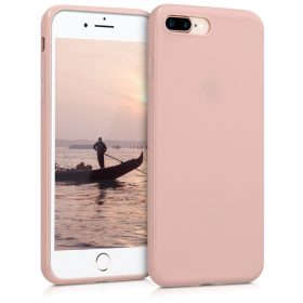   Husa pentru Apple iPhone 8 Plus / iPhone 7 Plus, Silicon, Rose Gold, 39499.89