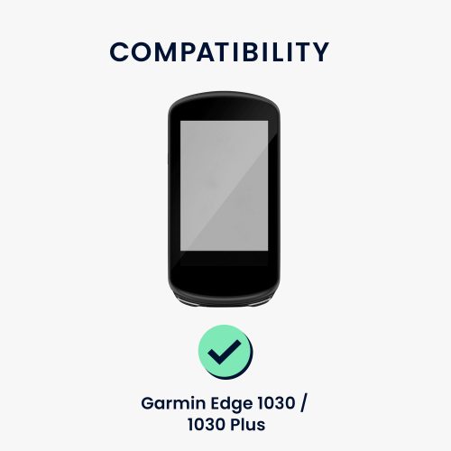 Husa de protectie pentru GPS Garmin Edge 1030/Edge 1030 Plus, Kwmobile, Gri, Silicon, 43314.22