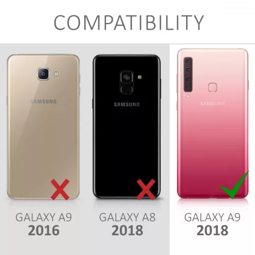 Husa pentru Samsung Galaxy A9 (2018), Silicon, Transparent, 46576.03